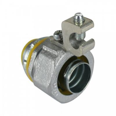 Steel&Malleable Straight Insulated Connector With Grounding Lug